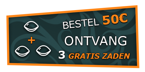 Gratis zaden bij aankoop boven 50 €